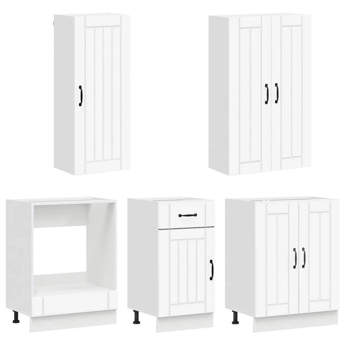 Unitate de bucătărie LUCCA 5 pcs Alb - WALTI WALTI