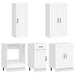 Unitate de bucătărie LUCCA 5 pcs Alb - WALTI WALTI