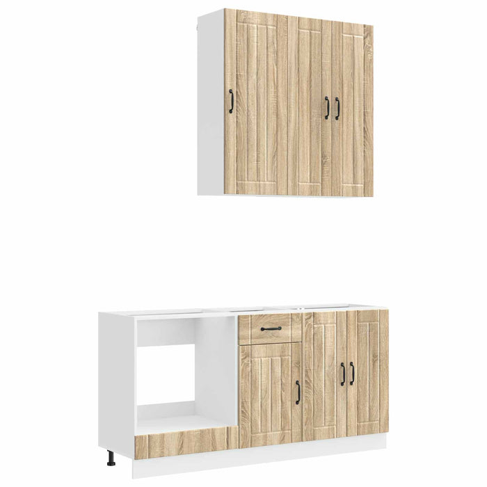 Unitate de bucătărie LUCCA 5 pcs Stejar Sonoma Lemn prelucrat - WALTI WALTI