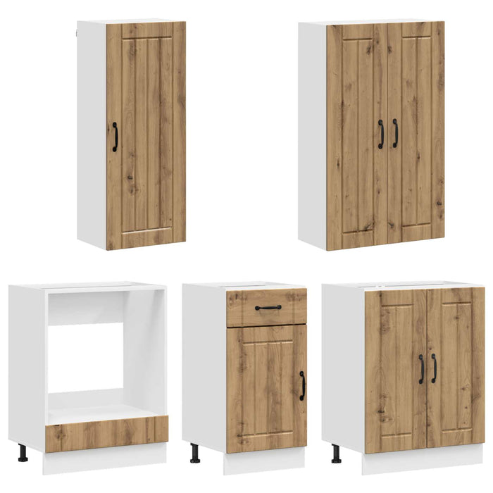Unitate de bucătărie LUCCA 5 pcs Stejar Artizanal - WALTI WALTI