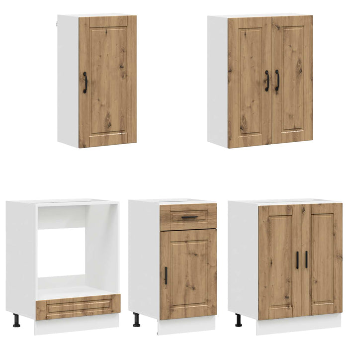 Unitate de bucătărie PORTO 5 pcs Stejar Artizanal WALTI