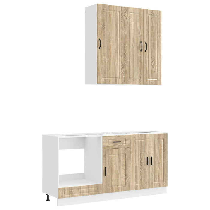 Unitate de bucătărie PORTO 5 pcs Stejar Sonoma Lemn prelucrat WALTI