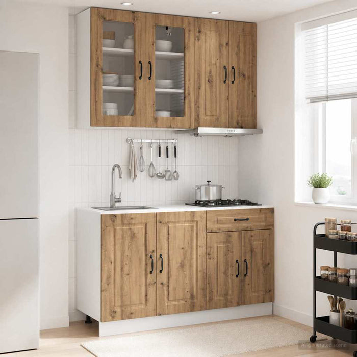 Unitate de bucătărie KALMAR 4 pcs Stejar Artizanal - WALTI WALTI