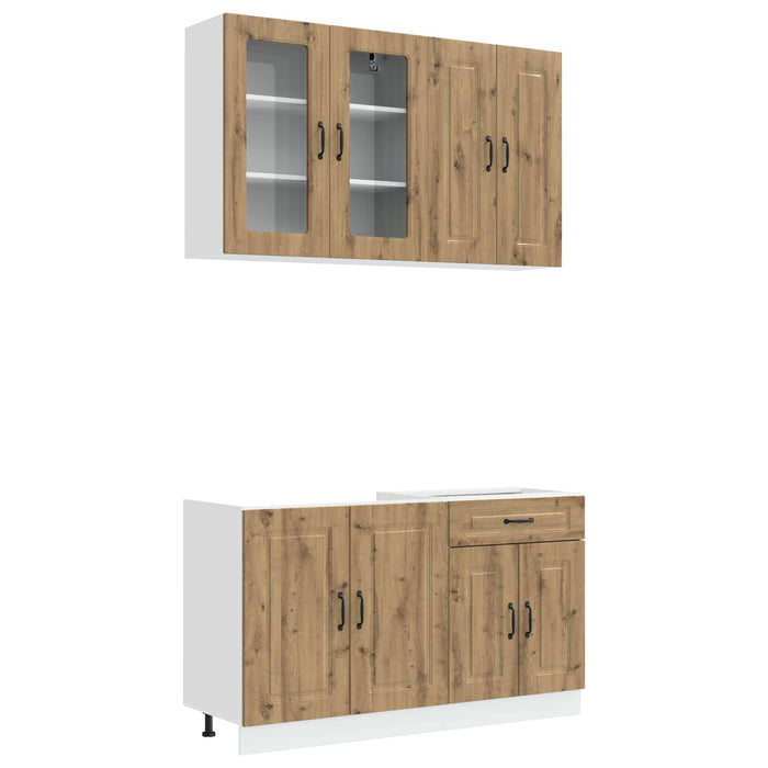 Unitate de bucătărie KALMAR 4 pcs Stejar Artizanal - WALTI WALTI