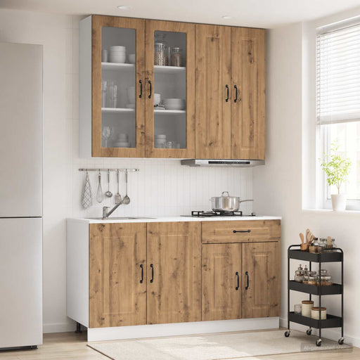 Unitate de bucătărie KALMAR 4 pcs Stejar Artizanal - WALTI WALTI