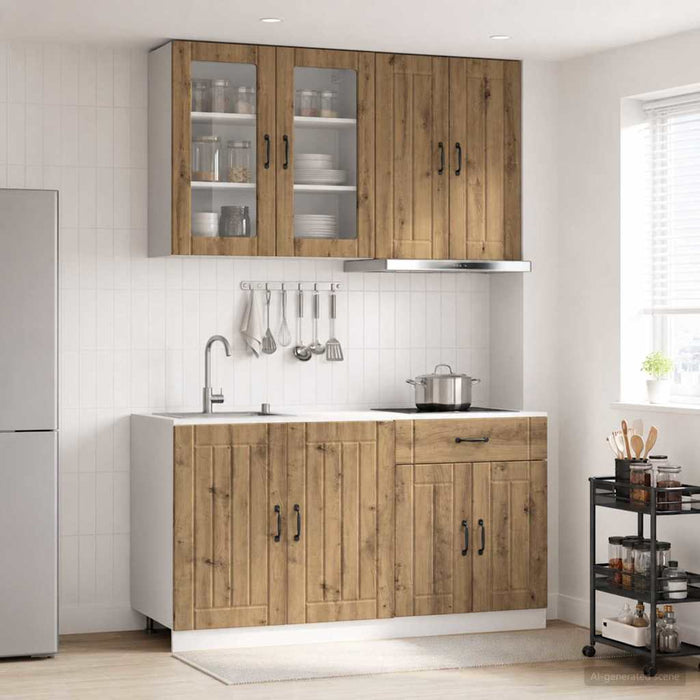 Unitate de bucătărie LUCCA 4 pcs Stejar Artizanal WALTI