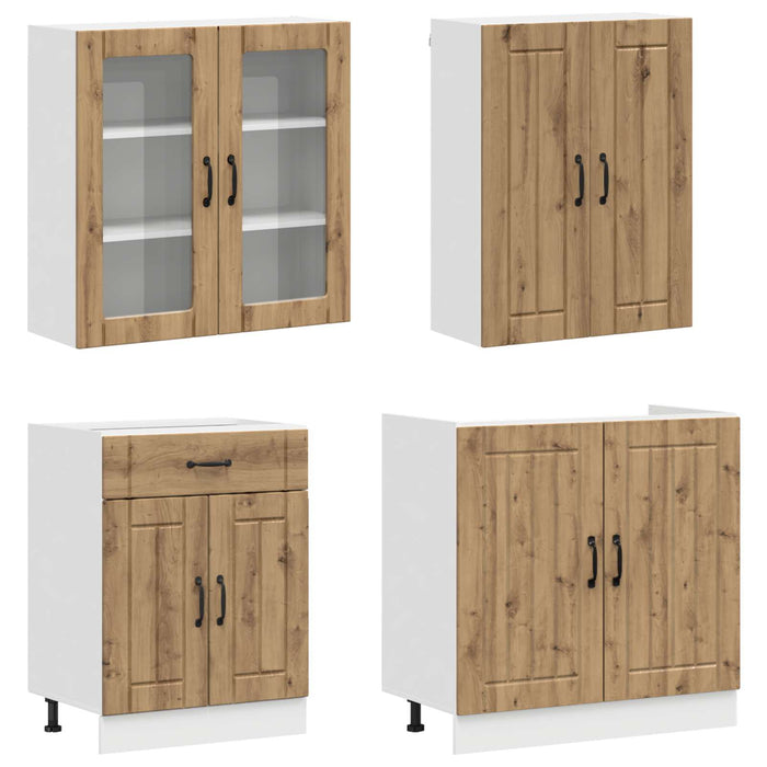 Unitate de bucătărie LUCCA 4 pcs Stejar Artizanal WALTI