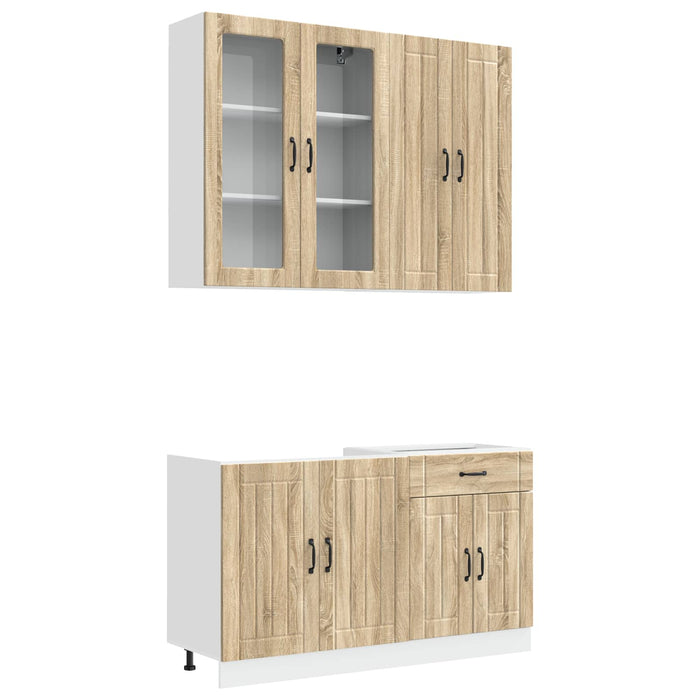 Unitate de bucătărie LUCCA 4 pcs Stejar Sonoma Lemn prelucrat WALTI