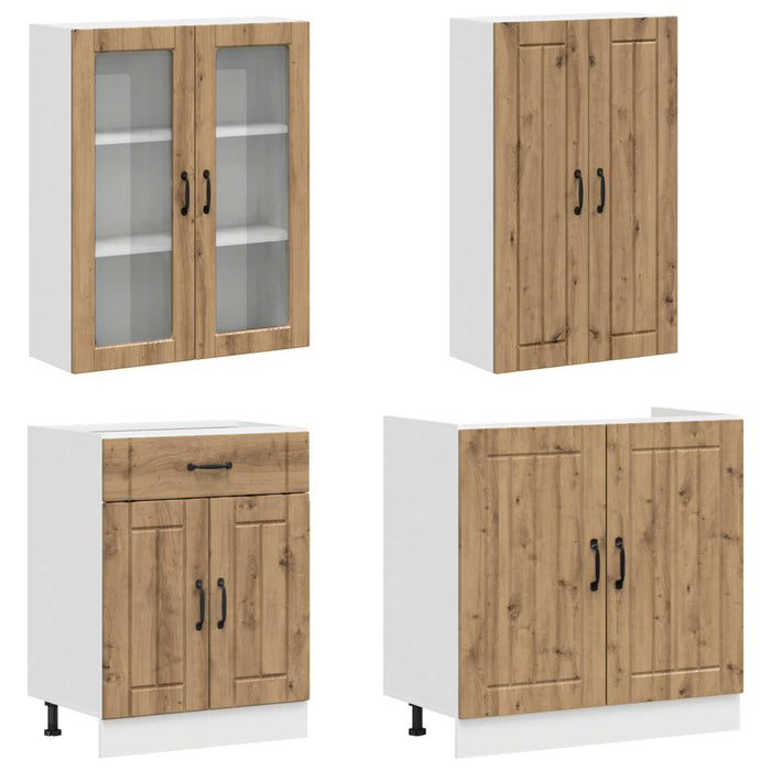 Unitate de bucătărie LUCCA 4 pcs Stejar Artizanal WALTI