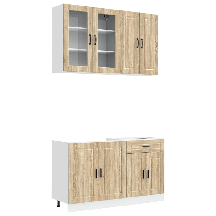 Unitate de bucătărie PORTO 4 pcs Stejar Sonoma Lemn prelucrat WALTI