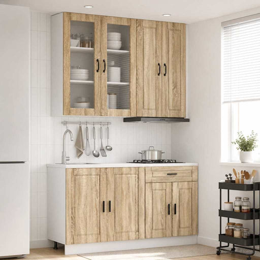 Unitate de bucătărie PORTO 4 pcs Stejar Sonoma Lemn prelucrat - WALTI WALTI