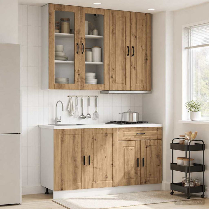 Unitate de bucătărie PORTO 4 pcs Stejar Artizanal WALTI