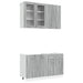 Unitate de bucătărie LYON 4 pcs Sonoma gri Lemn prelucrat - WALTI WALTI