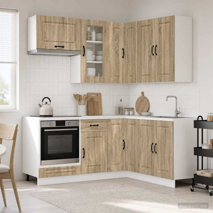 Unitate de bucătărie KALMAR 8 pcs Stejar Sonoma Lemn prelucrat WALTI