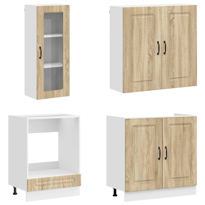 Unitate de bucătărie KALMAR 8 pcs Stejar Sonoma Lemn prelucrat WALTI