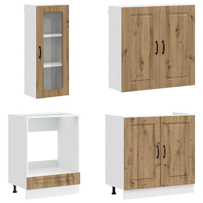 Unitate de bucătărie KALMAR 8 pcs Stejar Artizanal - WALTI WALTI
