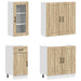 Unitate de bucătărie LUCCA 8 pcs Stejar Sonoma Lemn prelucrat - WALTI WALTI
