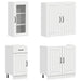 Unitate de bucătărie LUCCA 8 pcs Alb foarte lucios - WALTI WALTI
