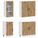 Unitate de bucătărie LUCCA 8 pcs Stejar Artizanal - WALTI WALTI