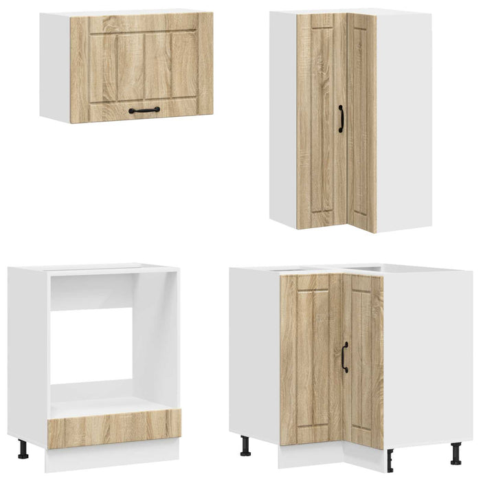 Unitate de bucătărie LUCCA 8 pcs Stejar Sonoma Lemn prelucrat WALTI