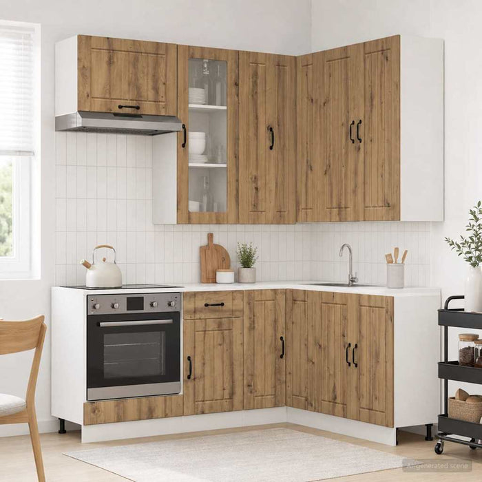 Unitate de bucătărie LUCCA 8 pcs Stejar Artizanal WALTI