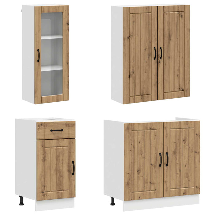 Unitate de bucătărie LUCCA 8 pcs Stejar Artizanal WALTI