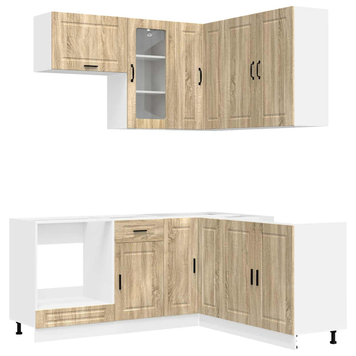 Unitate de bucătărie PORTO 8 pcs Stejar Sonoma Lemn prelucrat WALTI