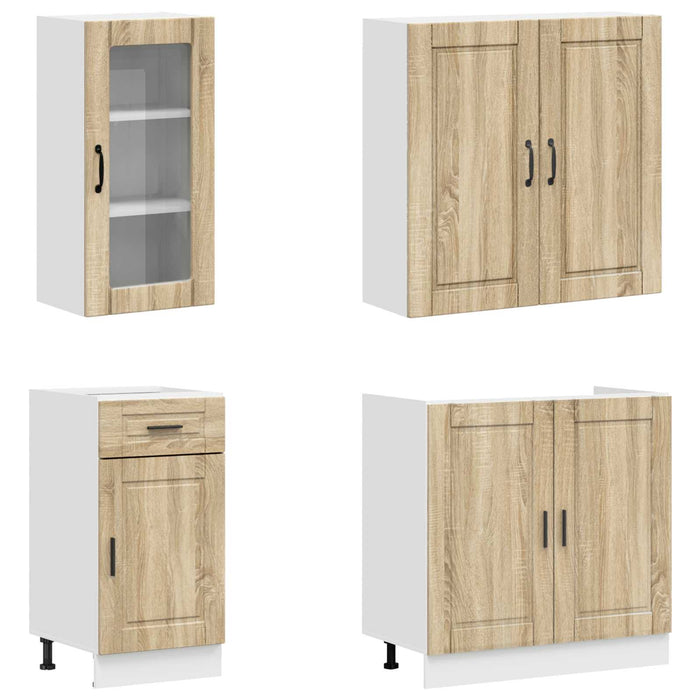 Unitate de bucătărie PORTO 8 pcs Stejar Sonoma Lemn prelucrat WALTI
