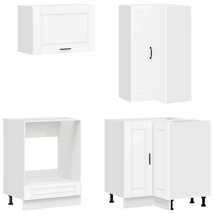 Unitate de bucătărie PORTO 8 pcs Alb Lemn prelucrat WALTI