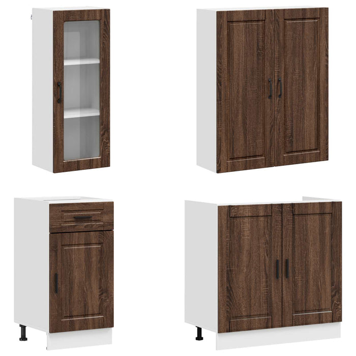 Unitate de bucătărie PORTO 8 pcs Stejar maro Lemn prelucrat WALTI