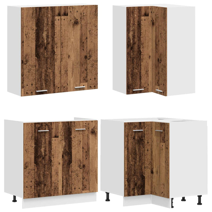 Unitate de bucătărie LYON 8 pcs Lemn vechi Lemn prelucrat WALTI