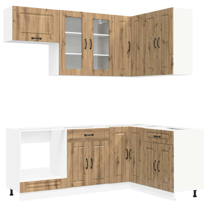 Unitate de bucătărie KALMAR 8 pcs Stejar Artizanal - WALTI WALTI
