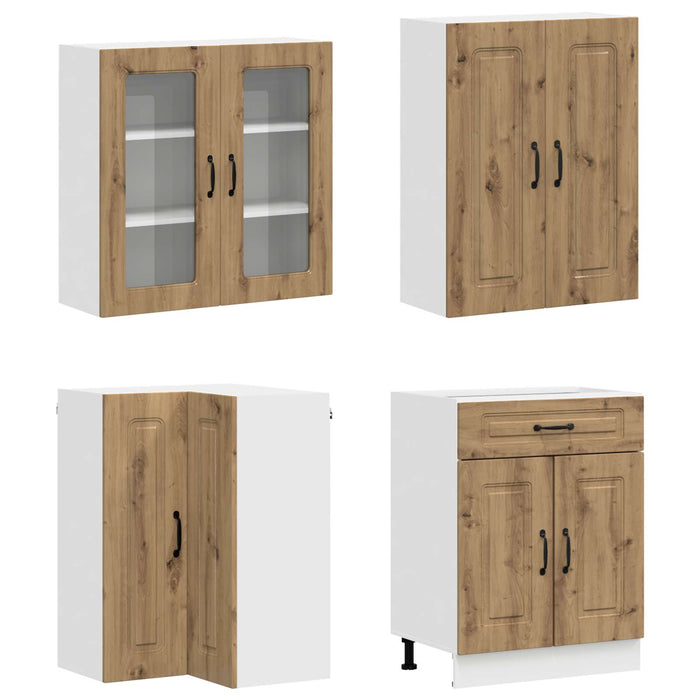 Unitate de bucătărie KALMAR 8 pcs Stejar Artizanal - WALTI WALTI