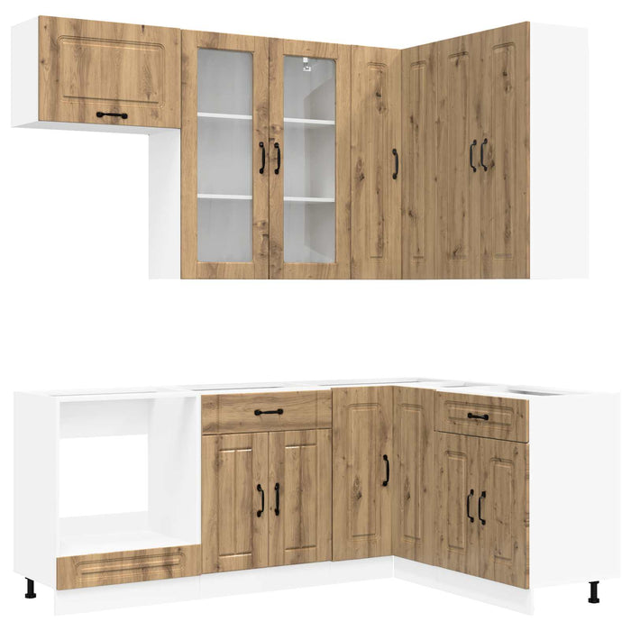 Unitate de bucătărie KALMAR 8 pcs Stejar Artizanal WALTI