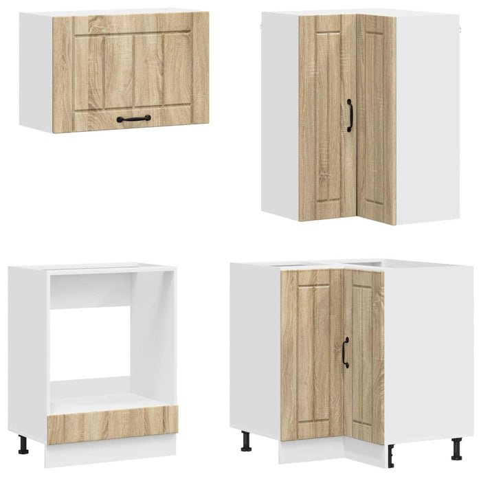 Unitate de bucătărie LUCCA 8 pcs Stejar Sonoma Lemn prelucrat WALTI