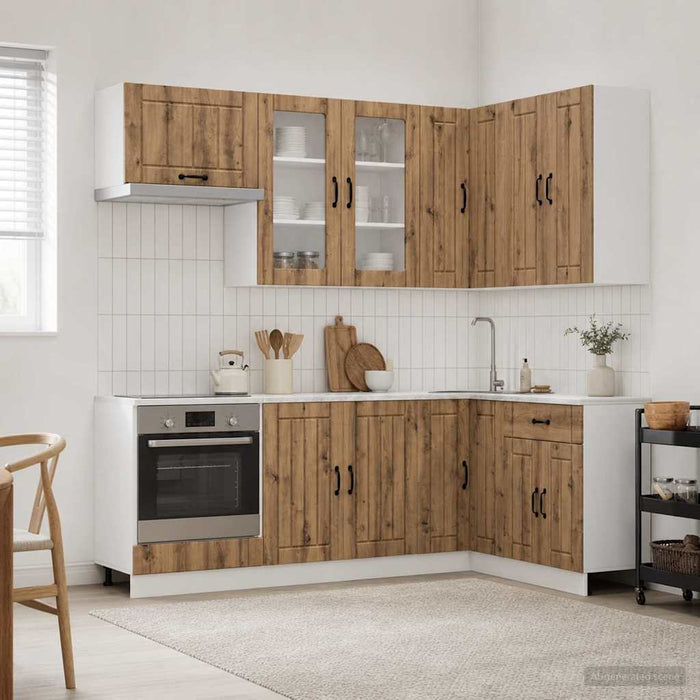 Unitate de bucătărie LUCCA 8 pcs Stejar Artizanal - WALTI WALTI