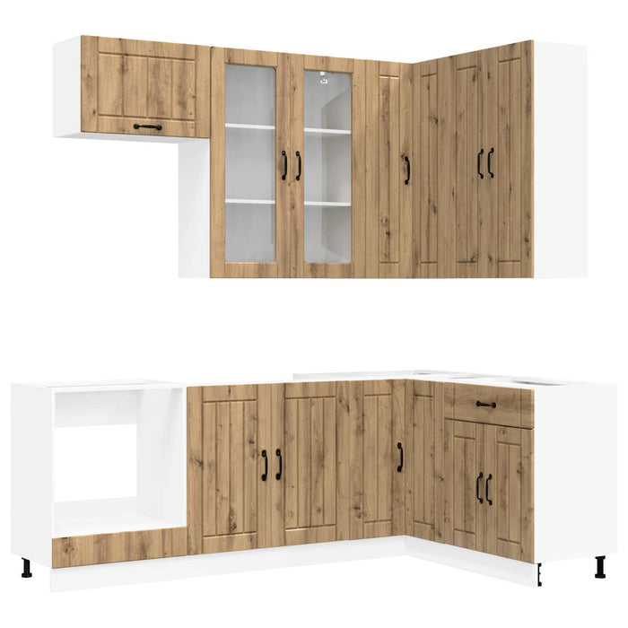 Unitate de bucătărie LUCCA 8 pcs Stejar Artizanal - WALTI WALTI