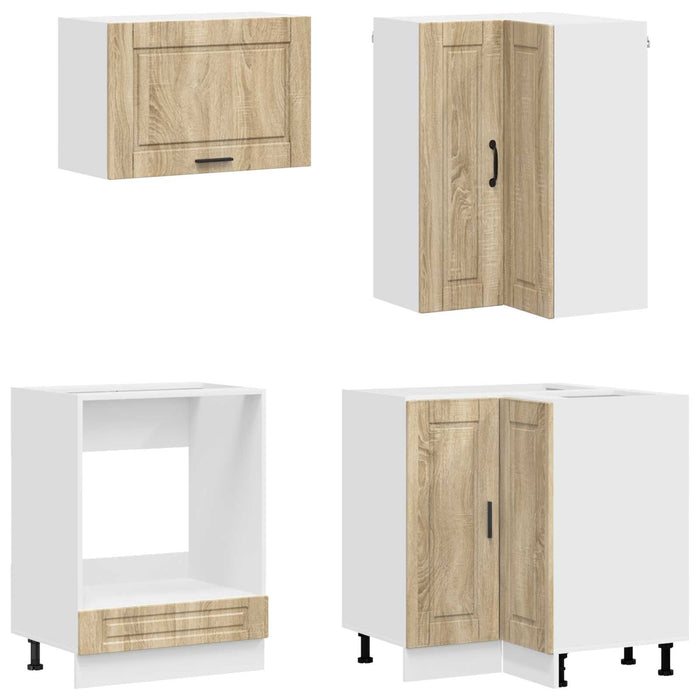 Unitate de bucătărie PORTO 8 pcs Stejar Sonoma Lemn prelucrat WALTI