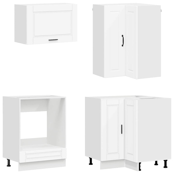 Unitate de bucătărie PORTO 8 pcs Alb Lemn prelucrat WALTI