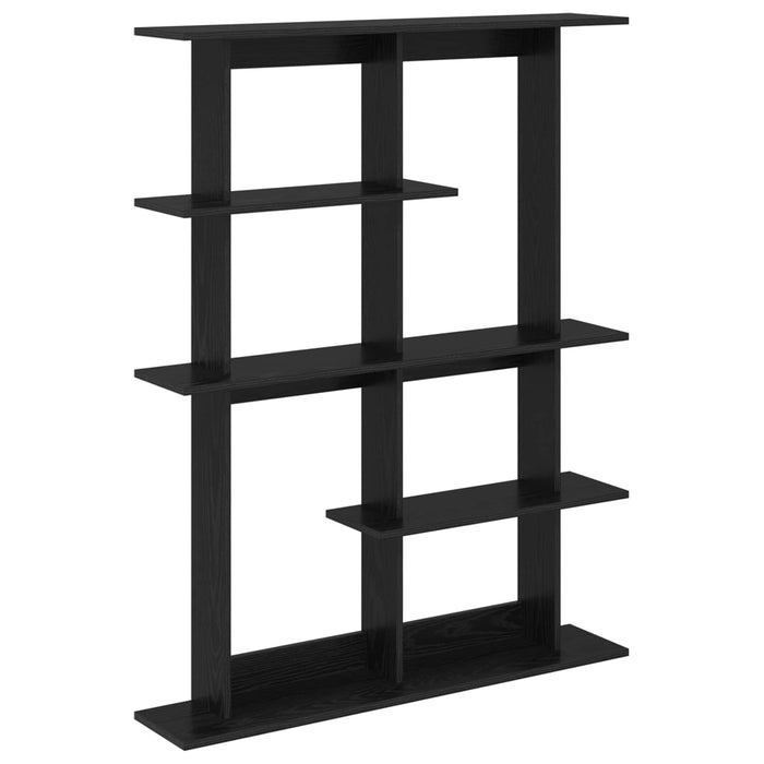 Unitate de Rafturi pe Perete Negru 102 x 20 x 130 cm WALTI