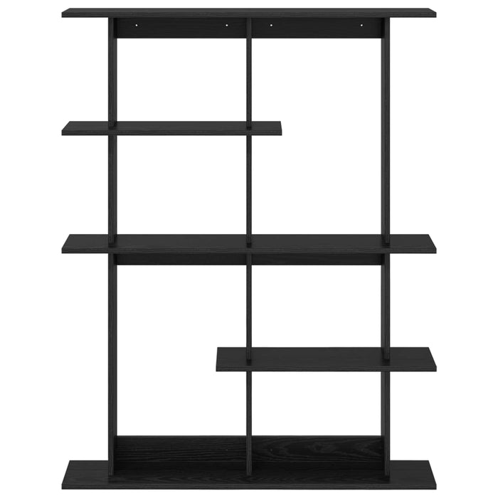 Unitate de Rafturi pe Perete Negru 102 x 20 x 130 cm WALTI