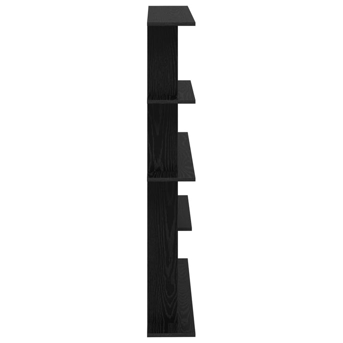Unitate de Rafturi pe Perete Negru 102 x 20 x 130 cm WALTI