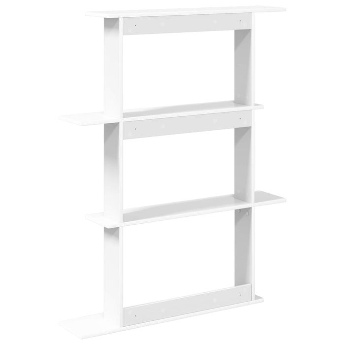 Unitate de Rafturi pe Perete Alb 100 x 20 x 126 cm WALTI