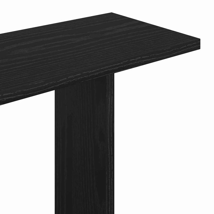 Unitate de Rafturi pe Perete Negru 100 x 20 x 126 cm WALTI