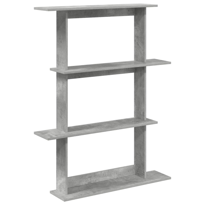 Unitate de Rafturi pe Perete Gri 100 x 20 x 126 cm WALTI
