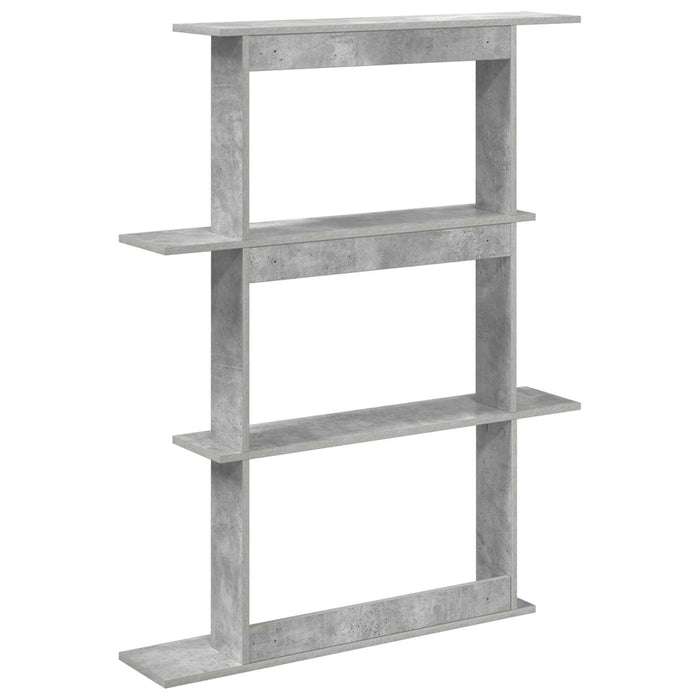 Unitate de Rafturi pe Perete Gri 100 x 20 x 126 cm WALTI