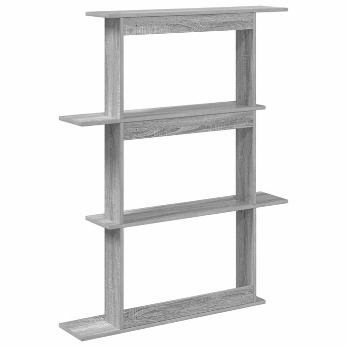 Unitate de Rafturi pe Perete Gri 100 x 20 x 126 cm WALTI