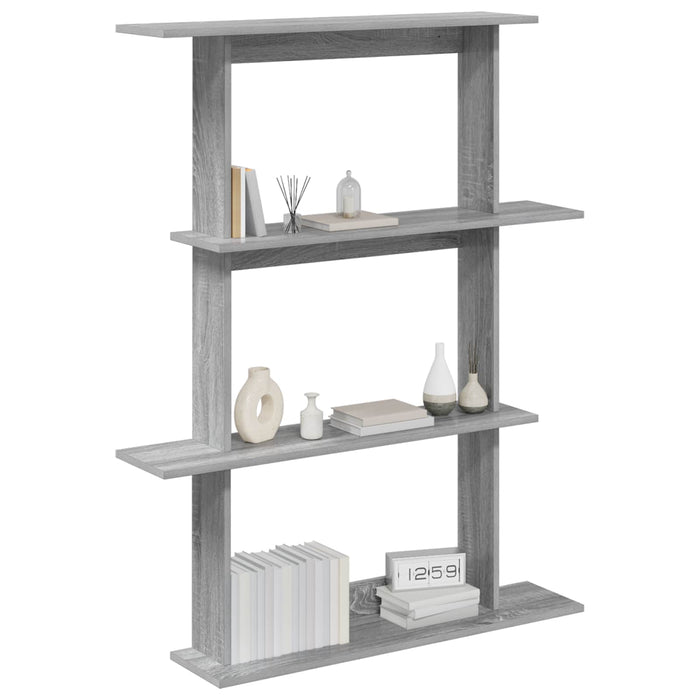 Unitate de Rafturi pe Perete Gri 100 x 20 x 126 cm WALTI