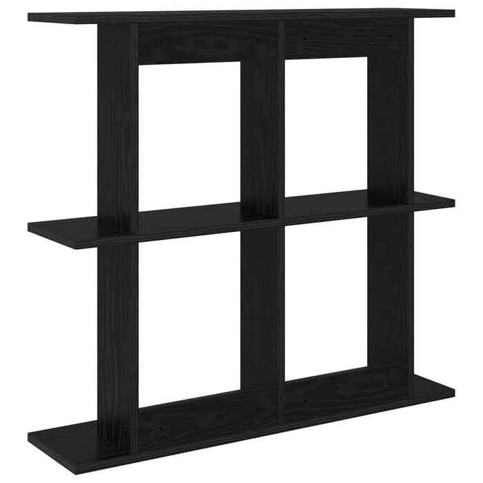 Raft de perete Montare pe perete Negru 80 x 20 x 75 cm WALTI