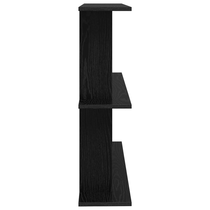 Raft de perete Montare pe perete Negru 80 x 20 x 75 cm WALTI